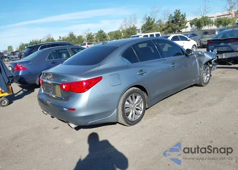 2016 Infiniti Q50 2.0T Premium z USA, uszkodzony, nr VIN JN1CV7AP3GM202677